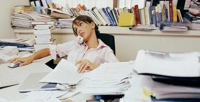 Messy desk