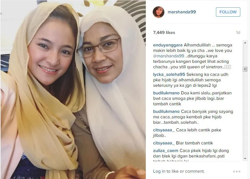 13 Penampilan Marshanda Saat Berhijab dan Kelihatan Rambutnya. Menurutmu Cantik Mana? 23