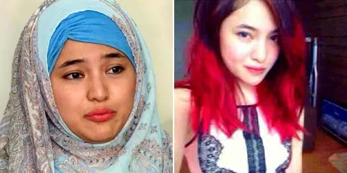 13 Penampilan Marshanda Saat Berhijab dan Kelihatan Rambutnya. Menurutmu Cantik Mana? 14