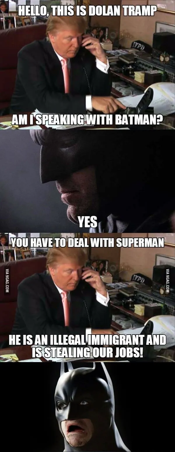 Ternyata Pertempuran Batman dan Superman Nggak Berhenti di Film. Ikuti Lagi Kelanjutan Hubungan Mereka di Deretan Meme Ngocol Ini. 9
