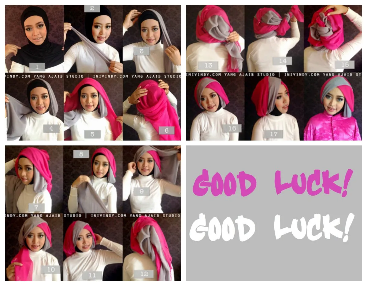 10 Tutorial Hijab Paris Untuk Wisuda. Meski Sederhana, Kamu Tetap Bisa Tampil Mempesona