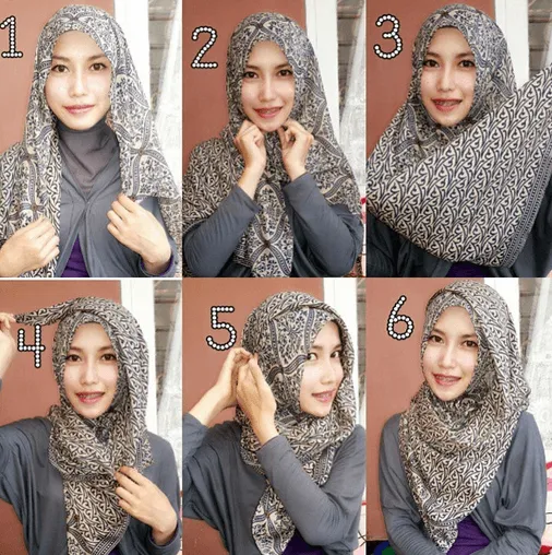 5 Cara Gampang Pakai Pashmina. Dari Mulai Milih Bahan Sampai Tutorialnya. Supaya Penampilan Berhijabmu Makin Maksimal! 10
