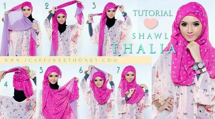 11 Tutorial Hijab Menutup Dada; Sopan, Anggun dan Tetap Bersahaja 20