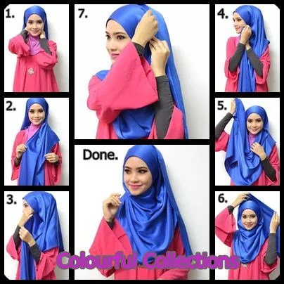 11 Tutorial Hijab Menutup Dada; Sopan, Anggun dan Tetap Bersahaja 14