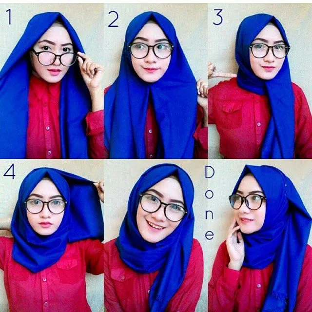 5 Cara Gampang Pakai Pashmina. Dari Mulai Milih Bahan Sampai Tutorialnya. Supaya Penampilan Berhijabmu Makin Maksimal! 13