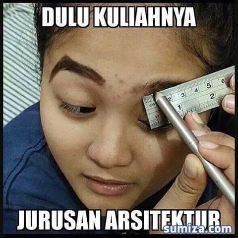 13 Gambar yang Ngejelasin Kalau Cewek Sekarang Nggak Bisa Hidup Tanpa Pensil Alis 24