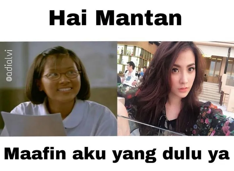 Kumpulan Meme Terkocak #MaafUntukMantan yang Bikin Barisan Para Mantan Menyesal 23
