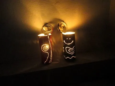 Lampion Romantis dari Kaleng Bekas