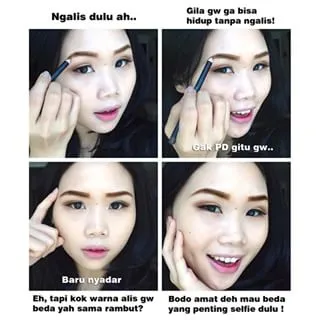 13 Gambar yang Ngejelasin Kalau Cewek Sekarang Nggak Bisa Hidup Tanpa Pensil Alis 19