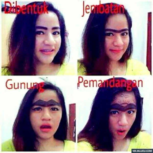13 Gambar yang Ngejelasin Kalau Cewek Sekarang Nggak Bisa Hidup Tanpa Pensil Alis 23
