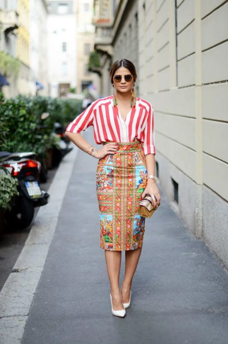Bosan dengan Style Kombinasi Polosan? Coba Intip 7 Inspirasi Mix and Match Motif Deh! Dijamin Keren Beneran! 11