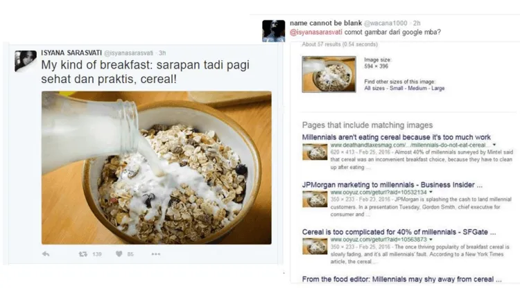 Posting Foto Sarapan, Isyana Sarasvati Ketahuan Cuma Asal Comot Gambar dari Internet. 5