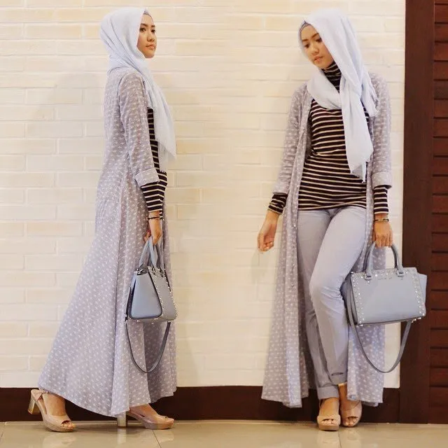Long Cardigan Memang Luaran yang Pas Agar Penampilan Berhijabmu Semakin Ciamik. Intip Yuk 11 Paduan Hijab Dengan Long Cardigan Berikut Ini 14