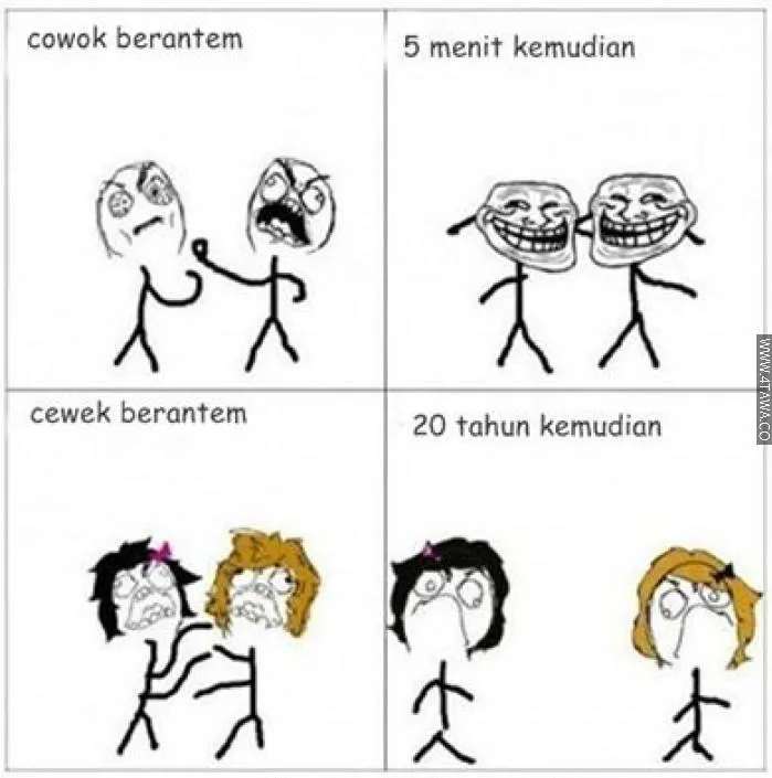 6 Ilustrasi Bedanya Persahabatan Cewek dan Cowok. Kamu Ngalamin Juga? 9