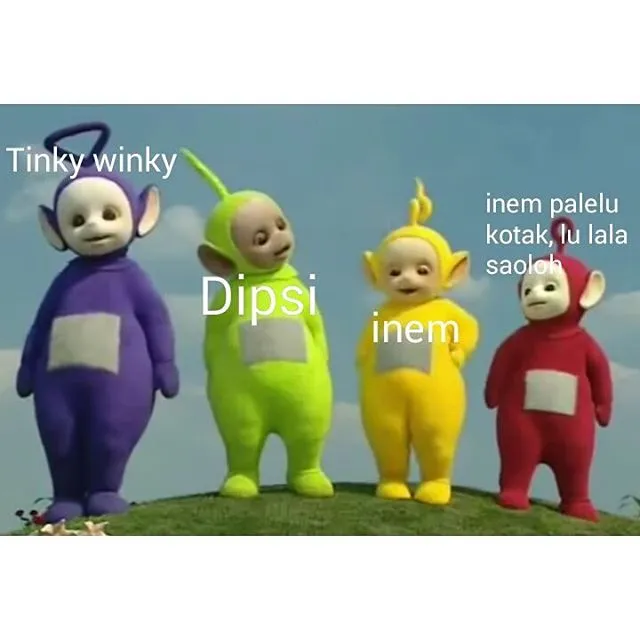 Silakan Cekikan dan Senyum Sendiri Lihat 25 Meme Teletubbies Ini 49