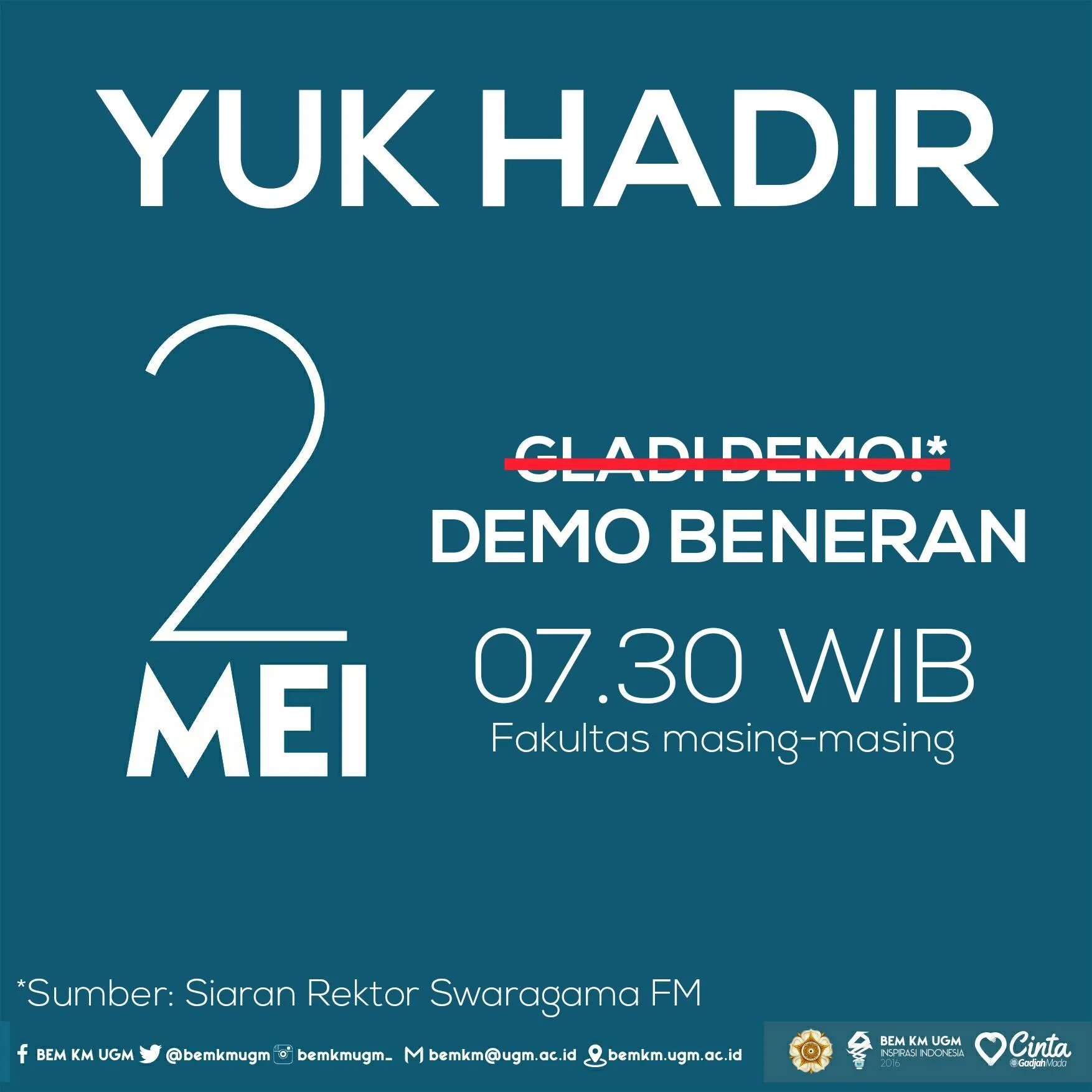 Meme Kocak Tapi Tajam Dari Pesta Rakyat UGM Hari Ini. Selamat Hari Pendidikan! 19
