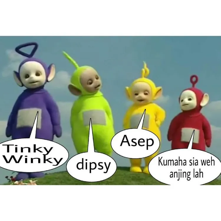 Silakan Cekikan dan Senyum Sendiri Lihat 25 Meme Teletubbies Ini 36
