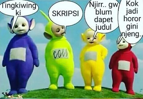 Silakan Cekikan dan Senyum Sendiri Lihat 25 Meme Teletubbies Ini 26