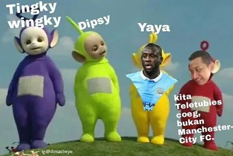 Silakan Cekikan dan Senyum Sendiri Lihat 25 Meme Teletubbies Ini 28