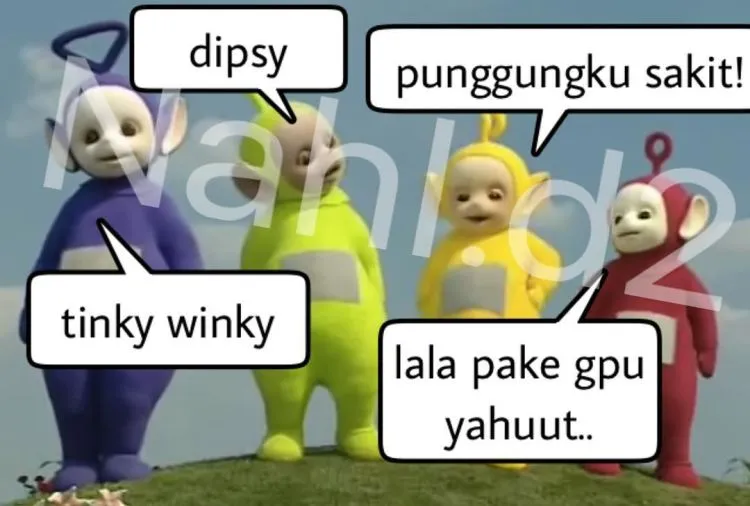Silakan Cekikan dan Senyum Sendiri Lihat 25 Meme Teletubbies Ini 32