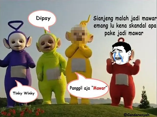 Silakan Cekikan dan Senyum Sendiri Lihat 25 Meme Teletubbies Ini 34