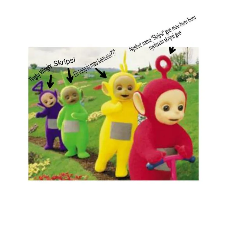 Silakan Cekikan dan Senyum Sendiri Lihat 25 Meme Teletubbies Ini 35