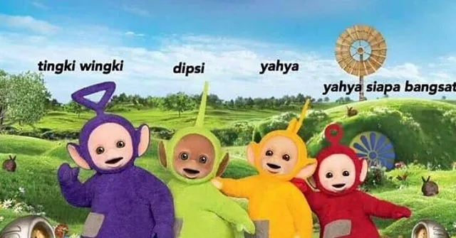 Silakan Cekikan dan Senyum Sendiri Lihat 25 Meme Teletubbies Ini 37