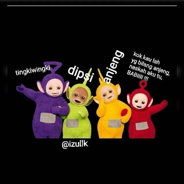 Silakan Cekikan dan Senyum Sendiri Lihat 25 Meme Teletubbies Ini 39