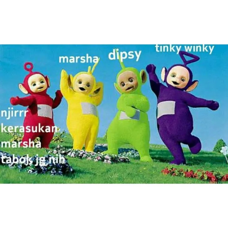 Silakan Cekikan dan Senyum Sendiri Lihat 25 Meme Teletubbies Ini 41