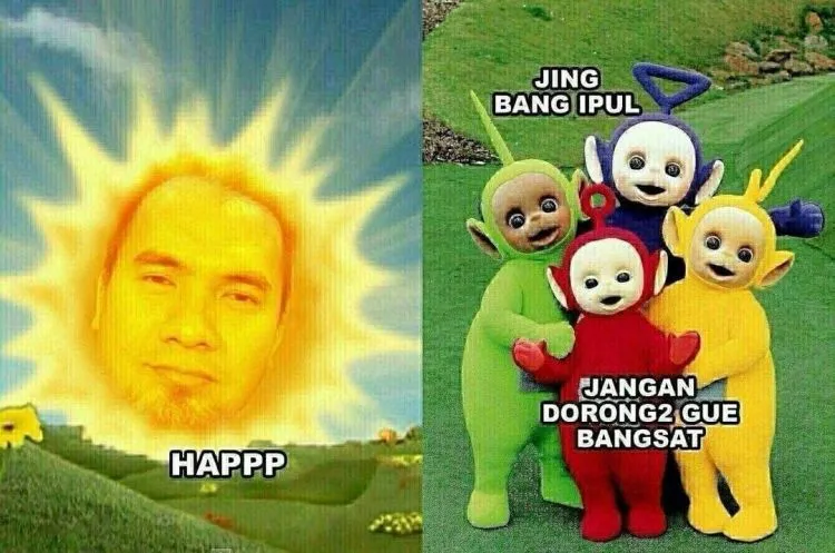 Silakan Cekikan dan Senyum Sendiri Lihat 25 Meme Teletubbies Ini 42