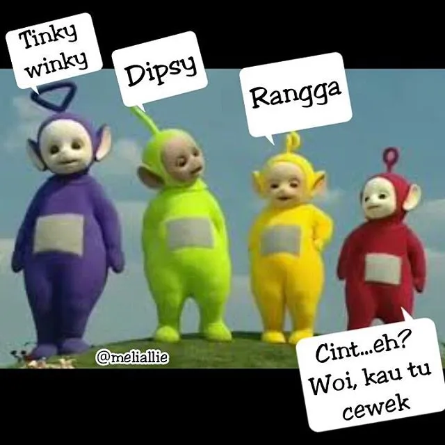 Silakan Cekikan dan Senyum Sendiri Lihat 25 Meme Teletubbies Ini 43