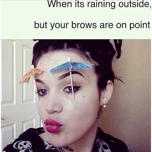 17 Meme Kocak Tentang Makeup. Dari Alis Hingga Lipstik Belepotan, Lengkap dan Ada! 29