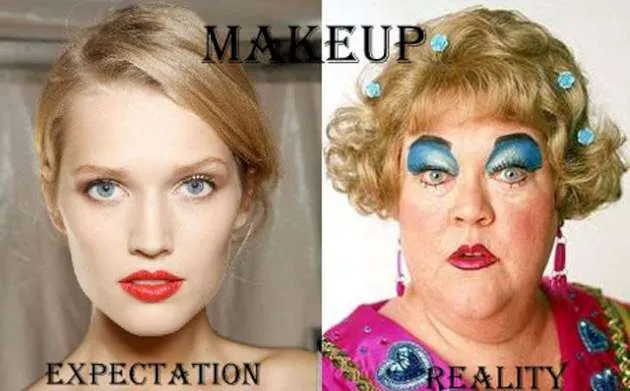 17 Meme Kocak Tentang Makeup. Dari Alis Hingga Lipstik Belepotan, Lengkap dan Ada! 32