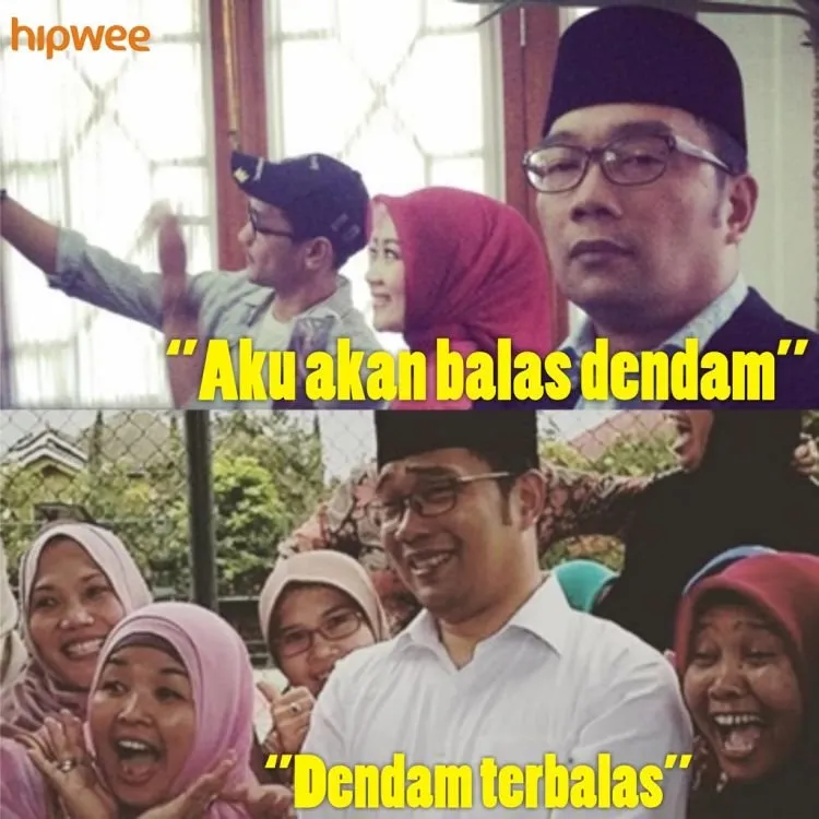 Kumpulan Meme Kang Emil Cemberut Ditinggal Sang Istri Selfie Bareng Afgan. Bu Atalia Menang Besar, nih! 12