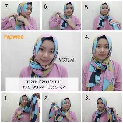 Girls, Jinakkan Pipi Chubbymu dengan 6 Tips Hijab Pashmina Simpel Ini! 10