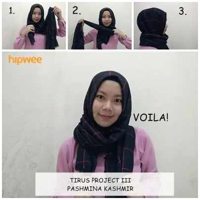 Girls, Jinakkan Pipi Chubbymu dengan 6 Tips Hijab Pashmina Simpel Ini! 11