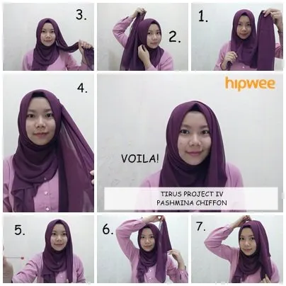 Girls, Jinakkan Pipi Chubbymu dengan 6 Tips Hijab Pashmina Simpel Ini! 12