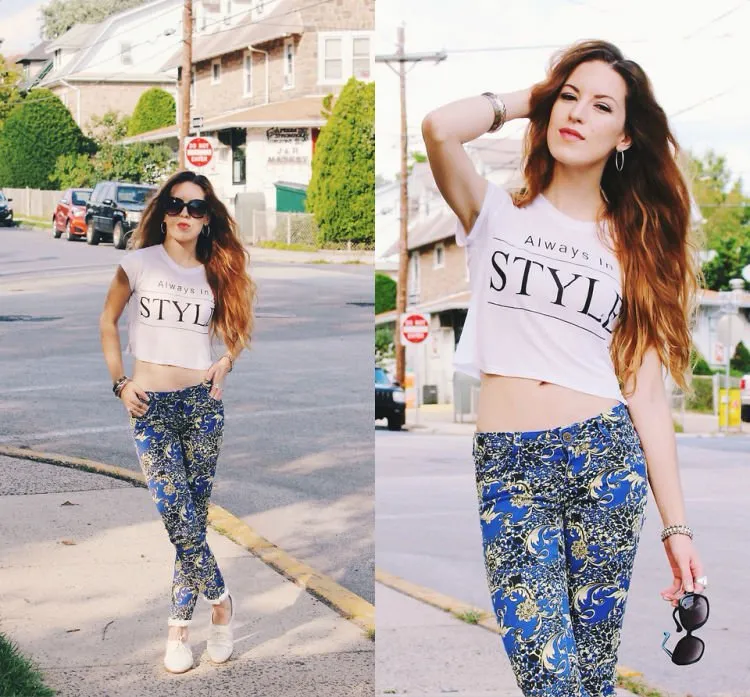 Crop Top Lagi Digemari Nih. Contek 12 Style Ini Agar Penampilanmu Sekeren Seleb! 17