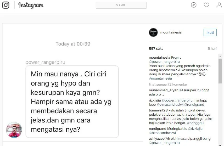 Tolong Dong Bantu Jawab. 15 Pertanyaan Pendakian Gunung yang Bikin Ngakak Tapi Penting Juga! 16
