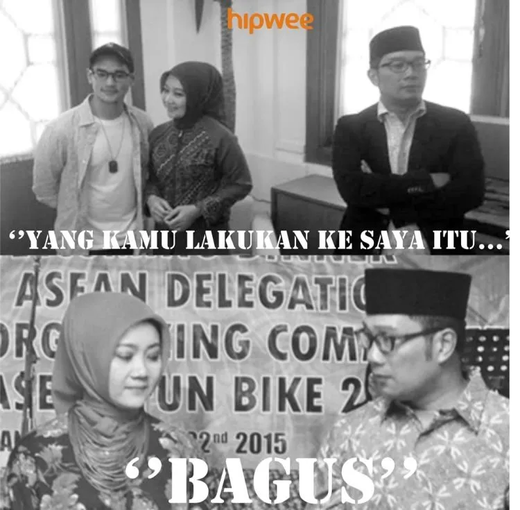 Kumpulan Meme Kang Emil Cemberut Ditinggal Sang Istri Selfie Bareng Afgan. Bu Atalia Menang Besar, nih! 16