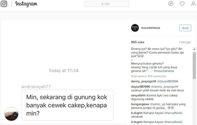Tolong Dong Bantu Jawab. 15 Pertanyaan Pendakian Gunung yang Bikin Ngakak Tapi Penting Juga! 21