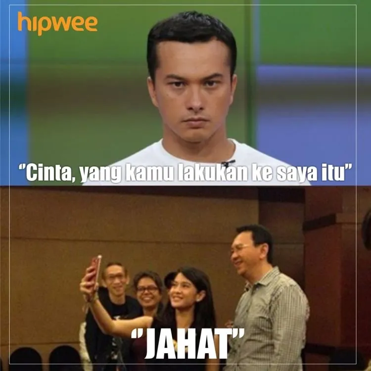 Berbagai Meme Soal Ahok Selfie Bareng Dian Sastro. Bu Vero Sensi di Belakang :)) 17