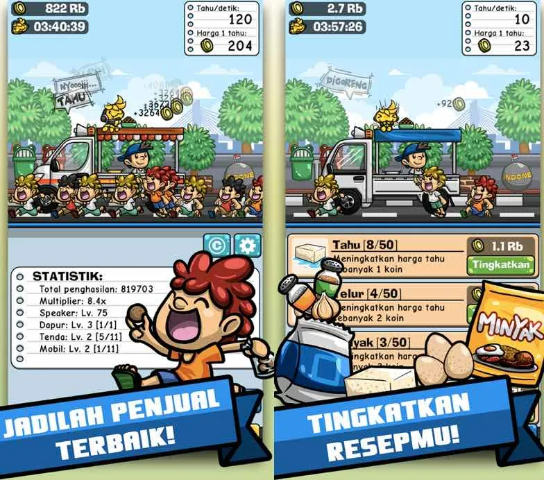 Cuma Orang Indonesia yang Kepikiran Bikin Games Ngaco-Kocak Ini. Ada Tukang Ojek Sampai Tahu Bulat.. 8