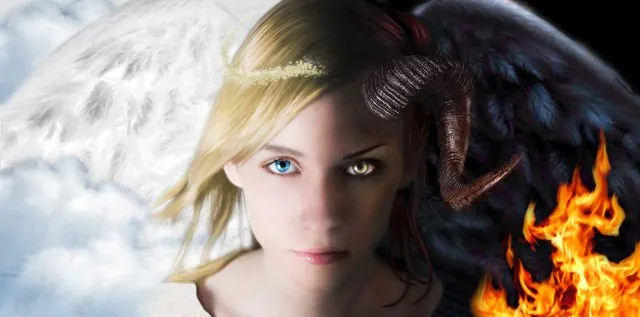 Angel + Devil = Manusia