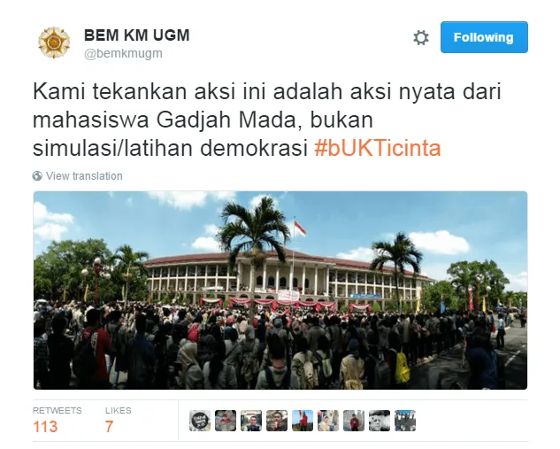 Dear Ibu Rektor UGM, Kalau Hari Ini Cuma Simulasi, Jangan Kaget Kalau Besok-Besok Ada Aksi Mahasiswa Lagi 8