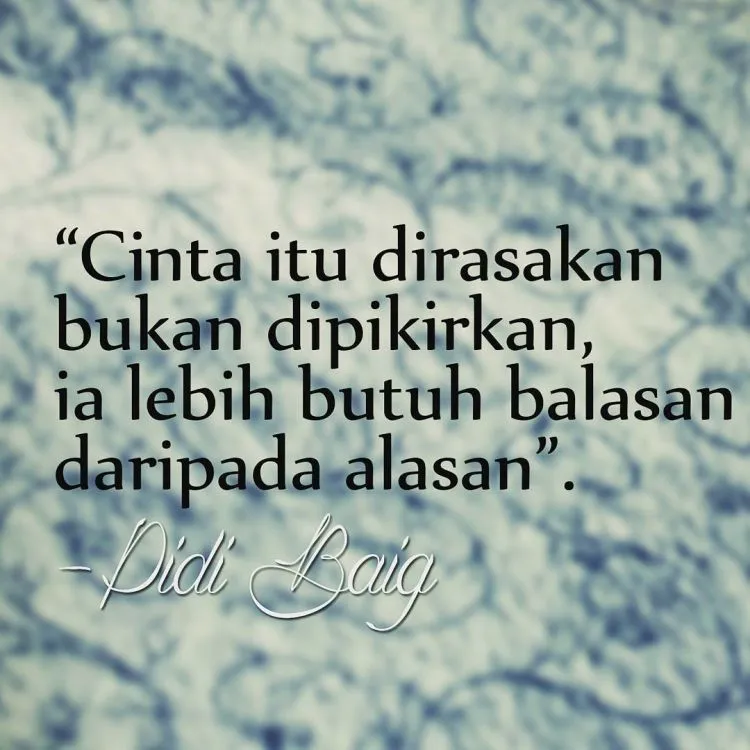 Kalau Kamu Takut Baper, Jangan Baca 22 Quotes Pidi Baiq ini! Bisa Bikin Galau Seharian 34