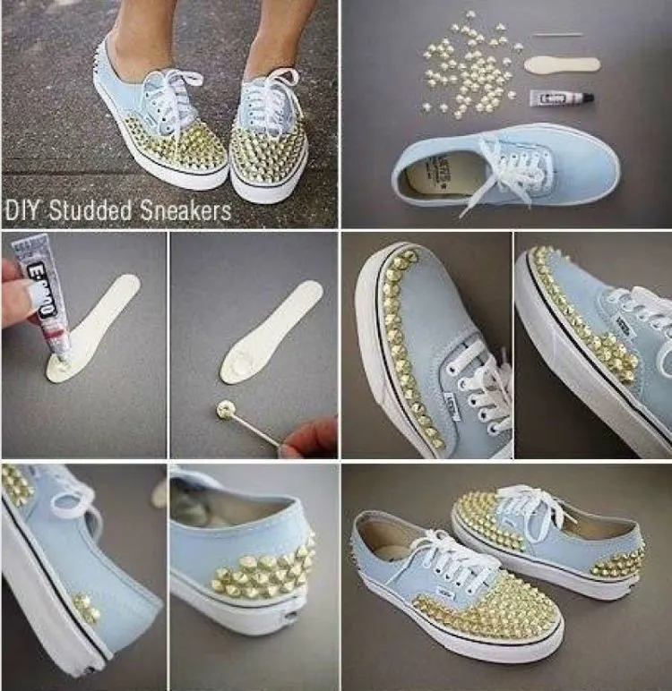 Memakai Sepatu Polosan Udah Nggak Jaman, Coba Ide-ide Makeover Sepatu Ini Deh Biar Elegan! 11