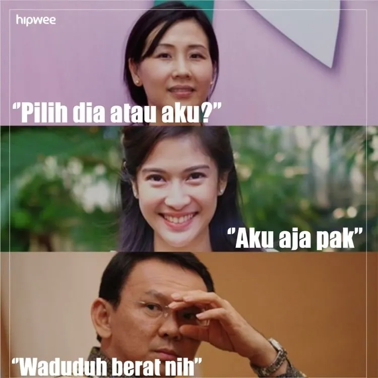 Berbagai Meme Soal Ahok Selfie Bareng Dian Sastro. Bu Vero Sensi di Belakang :)) 18