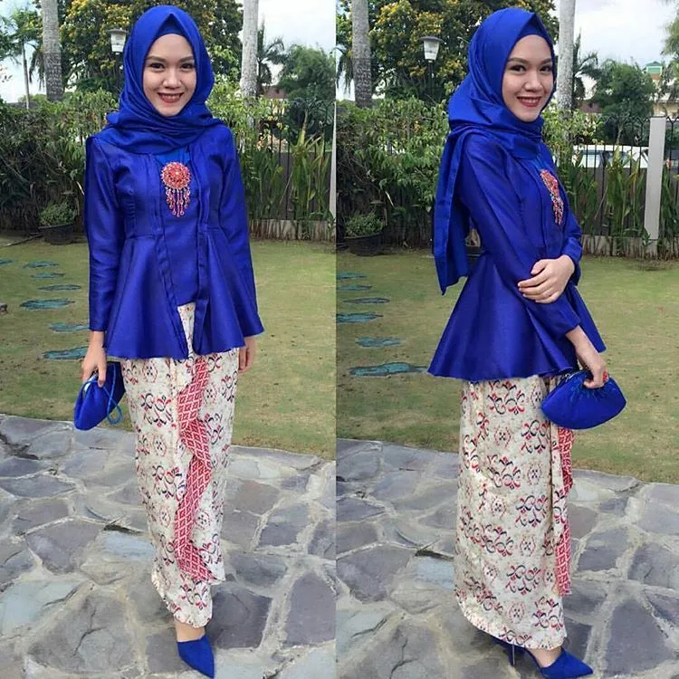 11 Model Kebaya Kutu Baru Modern Hijab 22