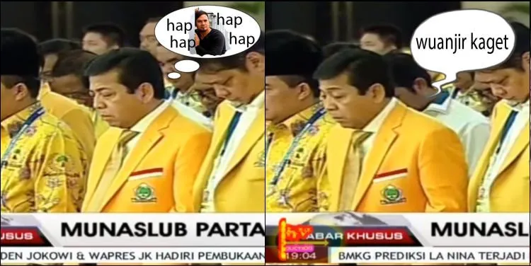 10 Meme Kocak Setyo Novanto Ketiduran Di Munaslub Golkar. Perlu Kasur Banget Nih Pak? 16